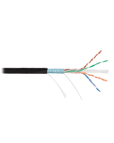 F/UTP 4pair, Cat6, Solid, In/Out, нг(А)-HF (NMC 4240C-BK). Кабель «витая пара» (LAN) для структурированных систем связи. NIKOMAX в Черкесске