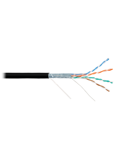 F/UTP 4pair, Cat5e, Solid, In/Out, нг(А)-HF (NMC 9200C-BK). Кабель «витая пара» (LAN) для структурированных систем связи. NIKOMAX в Черкесске