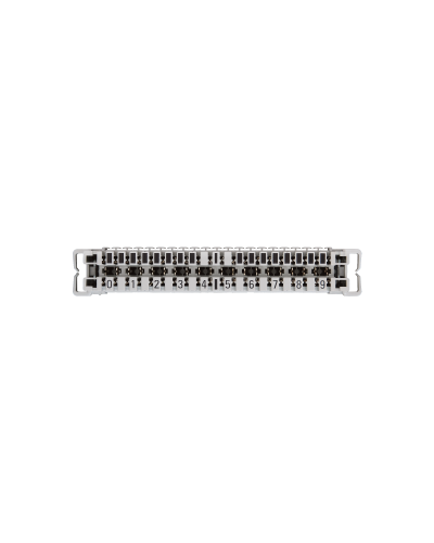 NMC-PL10-CC-10 (10 шт). Плинт неразмыкаемый, (0...9), крепление под кронштейн. NIKOMAX в Черкесске