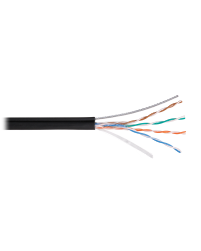 U/UTP 4pair, Cat5e, Solid, Out, SW, PVC (NMC 4805B-BK). Кабель «витая пара» (LAN) для структурированных систем связи. NIKOMAX в Черкесске