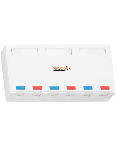 NMC-MB6P-ST-WT. Корпус настенной розетки. NIKOMAX в Черкесске