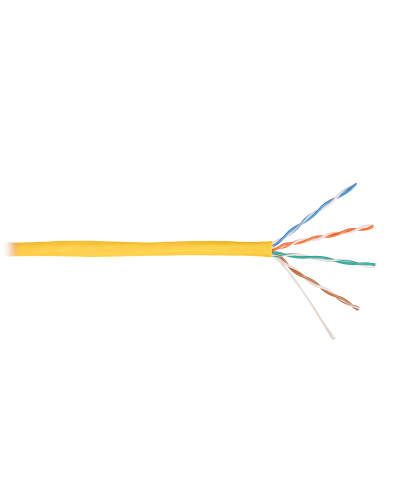 U/UTP 4pair, Cat5e, Solid, In, PVC (NMC 4100A-YL). Кабель «витая пара» (LAN) для структурированных систем связи. NIKOMAX в Черкесске
