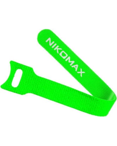 NMC-CTV150-12-SB-GN-10 (10шт). Стяжка-липучка с мягкой пряжкой. NIKOMAX в Черкесске