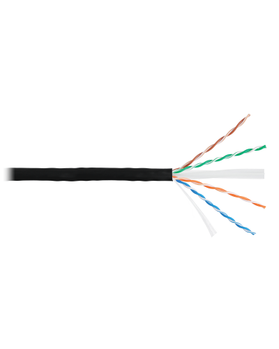 U/UTP 4pair, Cat6, Solid, Out, PVC (NMC 9140B-BK). Кабель «витая пара» (LAN) для структурированных систем связи. NIKOMAX в Черкесске