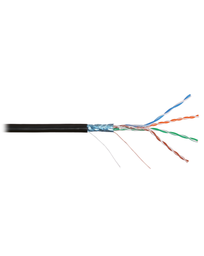 F/UTP 4pair, Cat5e, Solid, Out, PVC (NMC 2200B-BK). Кабель «витая пара» (LAN) для структурированных систем связи. NIKOMAX в Черкесске