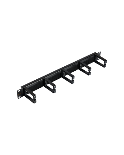 NMC-OP530HB-1U-BK-2 (2 шт). Кабельный органайзер 19 с щёточным вводом. NIKOMAX в Черкесске