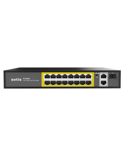 Netis P116GH. Коммутатор сетевой PoE неуправляемый. Netis в Черкесске