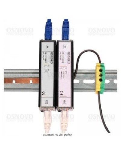 SP-IP/100D. Устройство грозозащиты цепей Ethernet. OSNOVO в Черкесске