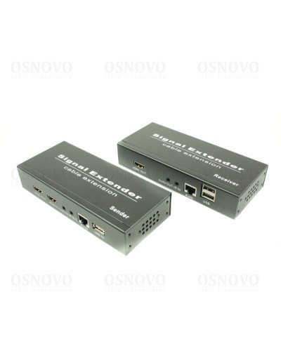 TLN-HiKM2+RLN-HiKM2. Удлинитель HDMI, ИК-сигнала, 2*USB. OSNOVO в Черкесске