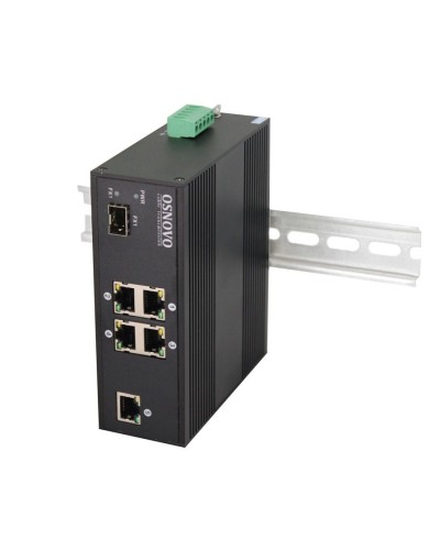 SW-40501/IC. Промышленный PoE коммутатор Fast Ethernet на 6 портов. OSNOVO в Черкесске