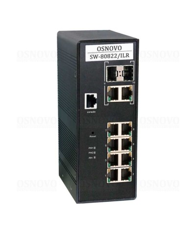 SW-80822/ILR. Коммутатор 10-портовый Gigabit Ethernet с PoE. OSNOVO в Черкесске