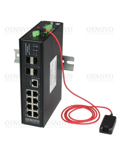 SW-80804/ILS(port 90W,300W). Коммутатор с PoE. OSNOVO в Черкесске