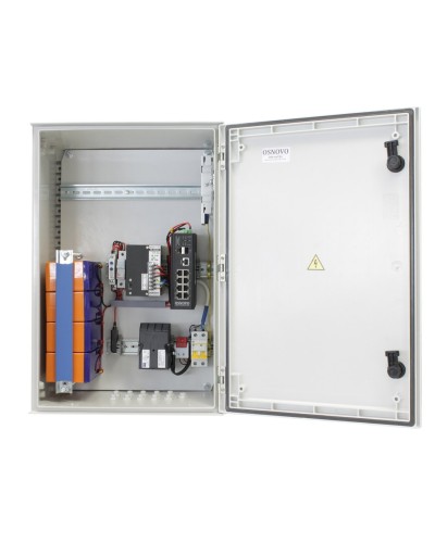 OSP-46TB1(SW-80802/ILS(port 90W)). Уличный коммутатор с PoE. OSNOVO в Черкесске