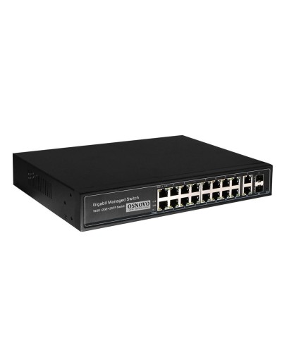 SW-8182/L(300W). Коммутатор 16-портовый  Gigabit Ethernet с PoE. OSNOVO в Черкесске