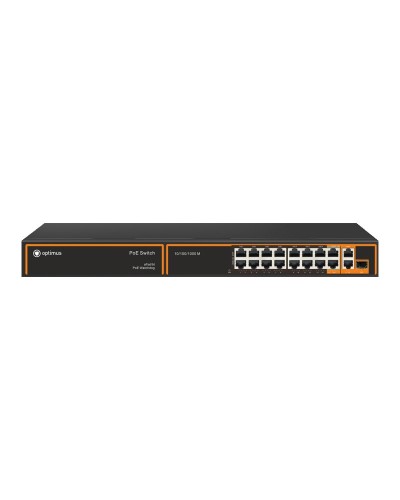 U1I-15F1G2b/2G/1S. Коммутатор с питанием по PoE 16-портовый. Optimus в Черкесске