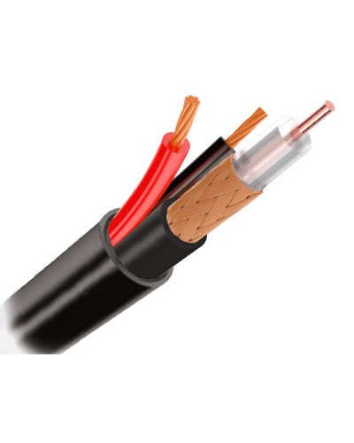 КВК-П 2х0.75 (outdoor) CCA Light. Кабель комбинированный для систем видеонаблюдения. Optimus в Черкесске