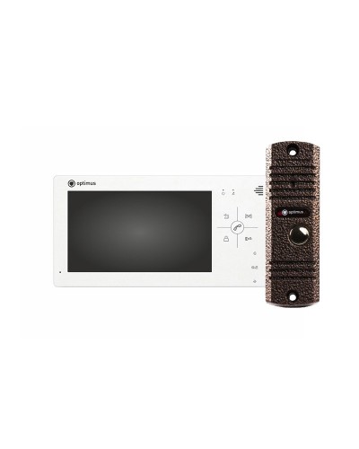 VM-7.0 (w)+ DS-700L (медь). Комплект видеодомофона. Optimus в Черкесске