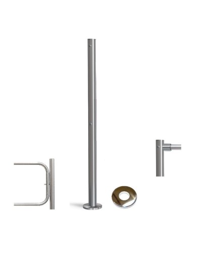 PERCo-BH02 2-15 с крышкой. Стойка с отверстием под стопорный механизм поворотной секции и с 2-мя отверстиями для крепления патрубков на стороне, противоположной створке. PERCo в Черкесске