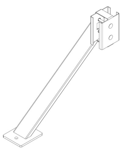PERCo-MB-16.9. Упор для стоек секции ограждения. PERCo в Черкесске