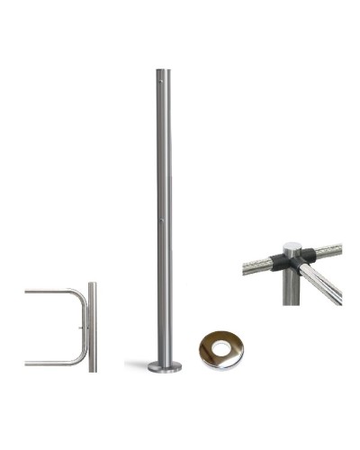 PERCo-BH02 2-16 с крышкой. Стойка с отверстием под стопорный механизм поворотной секции. PERCo в Черкесске