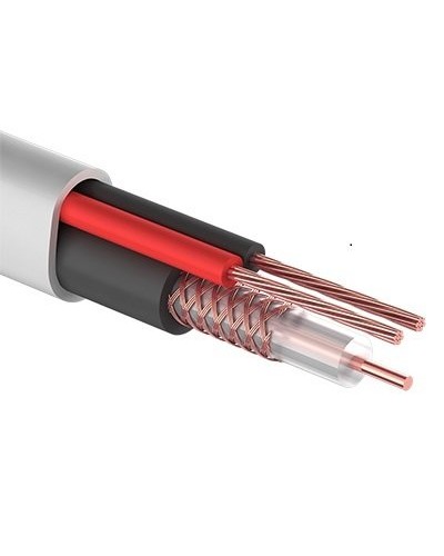 КВК-В-2+2x0,50 мм² (Cu/Cu) белый PROconnect (01-4213). Кабель комбинированный для систем видеонаблюдения. PROCONNECT в Черкесске