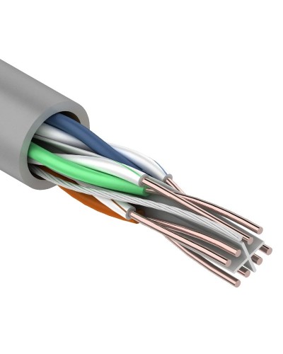 U/UTP 4PR 23AWG, CCA, CAT6, PVC, 305м. PROconnect (01-0047-3). Кабель «витая пара» (LAN) для структурированных систем связи. PROCONNECT в Черкесске