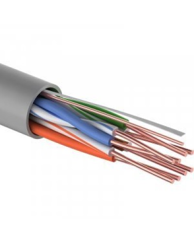 U/UTP Light, CAT 5e, PVC, 4PR, 24AWG, омедненный, серый, 305м, PROconnect (01-0043-2). Кабель «витая пара» (LAN) для структурированных систем связи. PROCONNECT в Черкесске