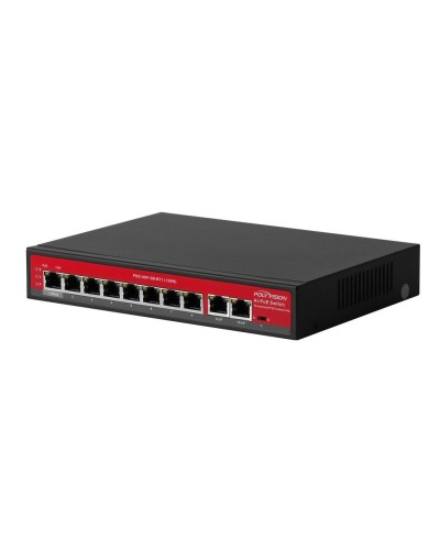 PND-08P-2G (120W). Коммутатор AI 10-портовый с функцией PoE. Polyvision в Черкесске