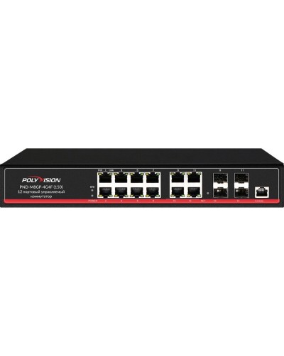 PND-M8GP-4G4F(150). Коммутатор управляемый оптический 12 портовый. Polyvision в Черкесске