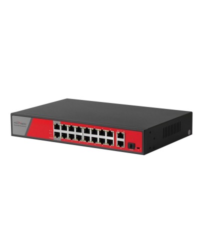 PND-16P-2G1F-BT2 (300W). Коммутатор гибридный 16+2+1 с PoE. Polyvision в Черкесске