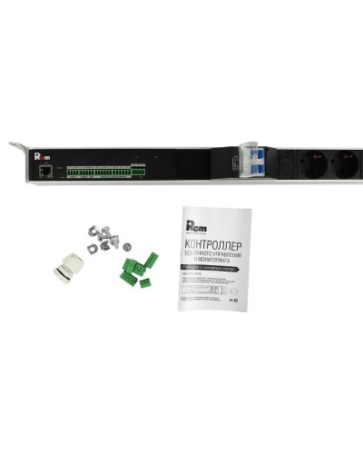 R-MC1-32-4x2S-2x3C13-2x2C19-A-1820-K. Блок силовых розеток с контроллером. REM в Черкесске