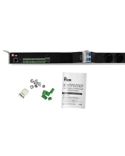 R-MC1-32-2x2S-2x3C13-2x2C19-A-1420-K. Блок силовых розеток с контроллером. REM в Черкесске