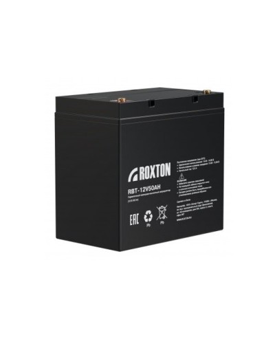 RBT-12V50AH. Аккумулятор герметичный свинцово-кислотный. ROXTON в Черкесске