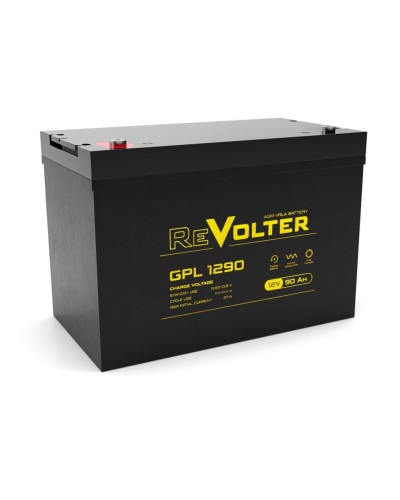 Revolter GPL 1290. Аккумулятор автомобильный герметичный свинцово-кислотный. Revolter в Черкесске