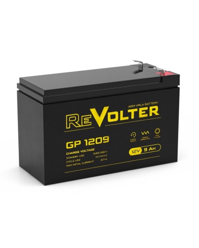 Revolter GP 1209. Аккумулятор автомобильный герметичный свинцово-кислотный. Revolter в Черкесске