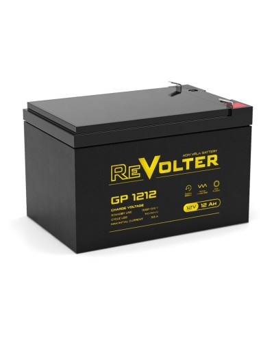 Revolter GP 1212. Аккумулятор автомобильный герметичный свинцово-кислотный. Revolter в Черкесске