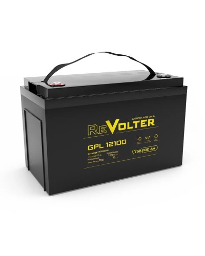 Revolter GPL 12100. Аккумулятор автомобильный герметичный свинцово-кислотный. Revolter в Черкесске