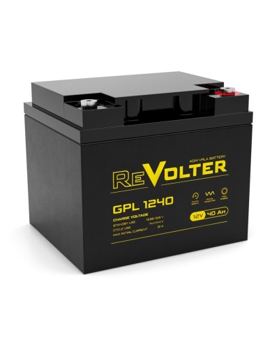 Revolter GPL 1240. Аккумулятор автомобильный герметичный свинцово-кислотный. Revolter в Черкесске