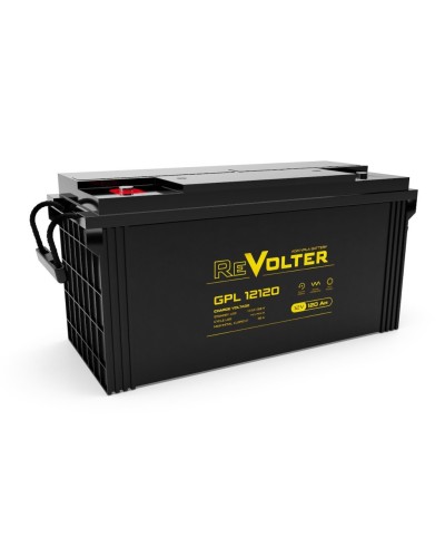 Revolter GPL 12120. Аккумулятор автомобильный герметичный свинцово-кислотный. Revolter в Черкесске