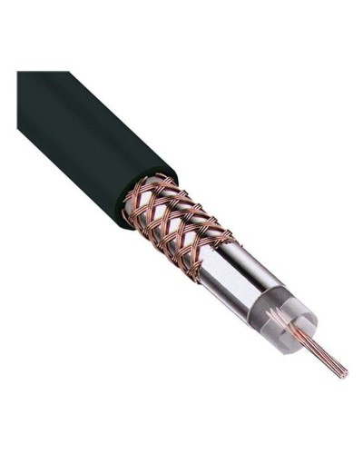 RG-58 A/U, 50 Ом, Cu/Al/Cu, 64%, 100 м, черный (01-2003). Кабель коаксиальный радиочастотный. Rexant в Черкесске