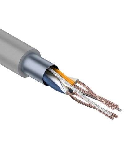 F/UTP, CAT 5e, PVC, 2PR, 24AWG, INDOOR, STRANDED, серый, 305м, REXANT (01-0125). Кабель «витая пара» (LAN) для структурированных систем связи. Rexant в Черкесске