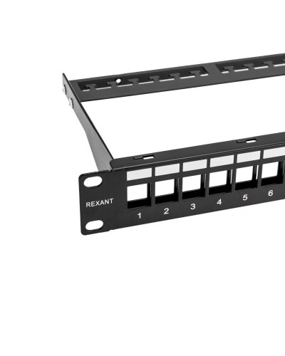Панель коммутационная наборная 19", 1U, 24 порта, UTP REXANT PRO (02-0053): Патч-панель 19" в Черкесске