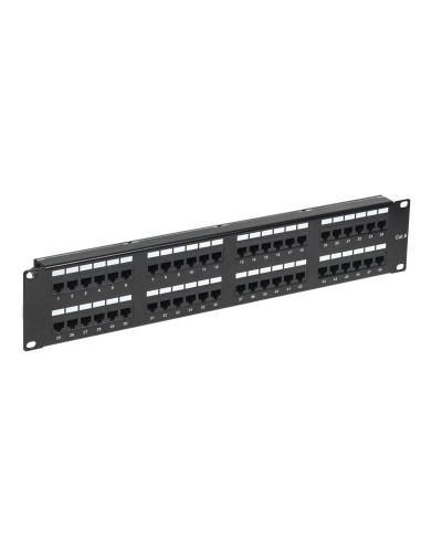 Панель коммутационная с кабельными органайзерами 19", 2U, 48 портов, RJ-45, CAT 6, UTP REXANT PRO (02-0232): Патч-панель 19" в Черкесске
