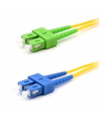 Патч-корд оптический переходной (SM), 9/125 (OS2), SC/APC-SC/UPC, (Duplex), PVC, 2м REXANT (50-2059): Патч-корд оптический в Черкесске