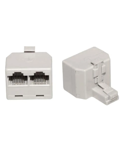 Двойник компьютерный UTP RJ-45(8P8C) (штекер - 2 гнезда) REXANT (03-0102): Кабельный соединитель в Черкесске