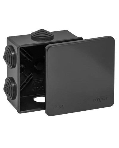 Коробка TYCO ОП 85х85х40мм УХЛ1 IP54 черный (67040Ч). Коробка распределительная. RuVinil в Черкесске