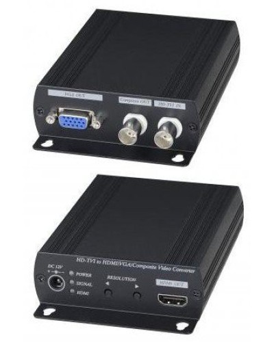 AD001HD4. Преобразователь-разветвитель AHD/HDCVI/HDTVI в HDMI/VGA/CVBS. SC&T в Черкесске