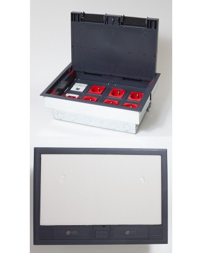 Люк на 8 постов (45х45), металл/пластик, с металлической коробкой, IP40 (300009). Люк. SPL в Черкесске