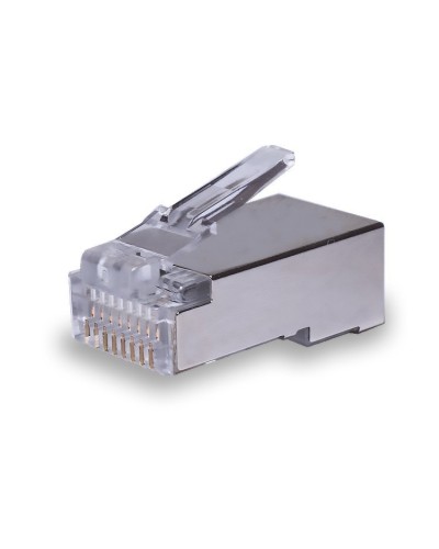 Коннекторы 8P8C FTP Cat.5e (RJ-45) 2pb (100шт) (10-0234). Разъем RJ-45. SUPRLAN в Черкесске