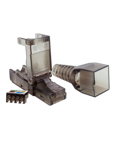 Коннектор 8P8C UTP 6A (RJ-45) безынструментальный (10-0239). Разъем RJ-45. SUPRLAN в Черкесске